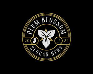 New Jersey Trillium Flower logo design