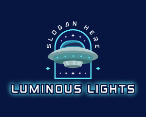 UFO Alien Spaceship Logo