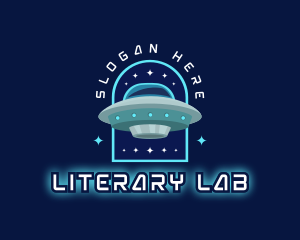 UFO Alien Spaceship logo