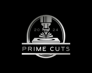 Laser Cutting Fabrication logo design