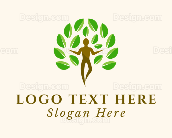 Human Wellness Therapist Logo