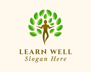 Human Wellness Therapist logo design