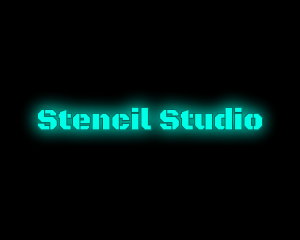 Stencil Army Neon logo