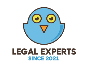 Baby Owl Bird logo