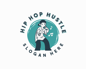 Singer Rapper Performer logo design