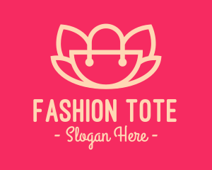 Flower Lotus Handbag logo design