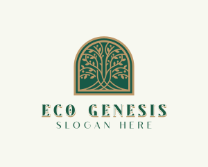 Eco Park Tree logo design