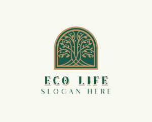 Eco Park Tree logo design