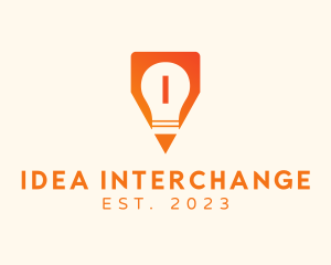 Idea Bulb Pencil Creative  logo design