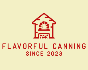 Wood Fired Oven Grill logo design