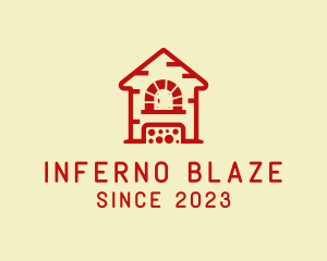 Wood Fired Oven Grill logo design