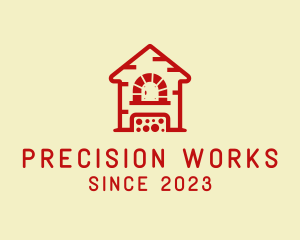 Wood Fired Oven Grill logo design