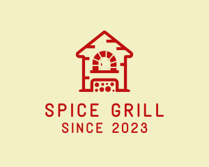 Wood Fired Oven Grill logo design