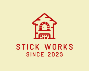 Wood Fired Oven Grill logo design