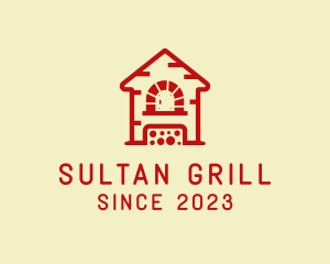 Wood Fired Oven Grill logo design