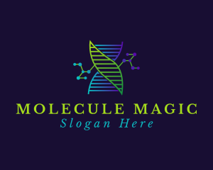 Biotech DNA Molecule logo