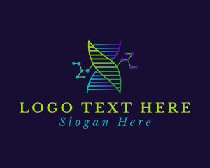 Biotechnology - Biotech DNA Molecule logo design