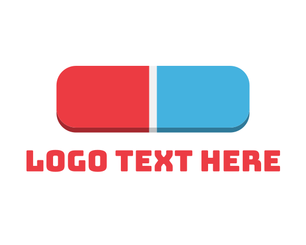 Eraser logo example 2