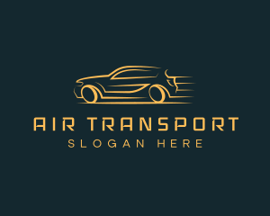 Gradient Fast Car logo design