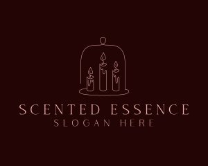 Decor Scented Candle logo design