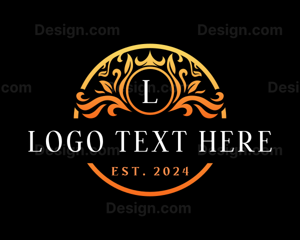 Elegant  Decorative Badge Logo