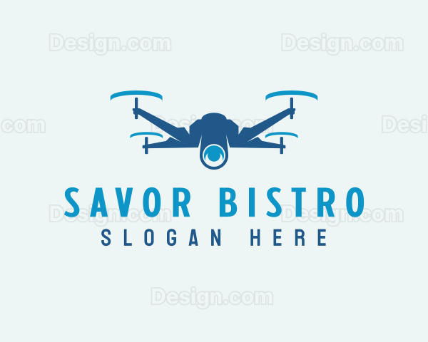 Camera Drone Surveillance Logo