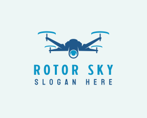 Camera Drone Surveillance  logo design