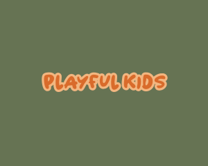 Playful Kid Wordmark logo design