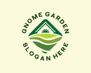 Lawn Garden Landscaping logo design