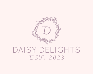 Daisy Leaf Vine Floral logo
