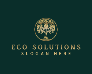 Nature Tree Ecology logo design