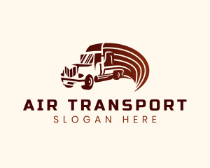 Logistics Cargo Truck logo design