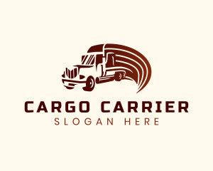 Logistics Cargo Truck logo design