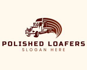 Logistics Cargo Truck logo design