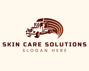 Logistics Cargo Truck logo design