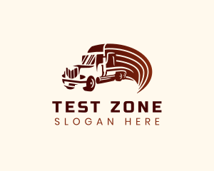 Logistics Cargo Truck logo design