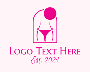 Influencer - Sexy Bikini Body Boutique logo design