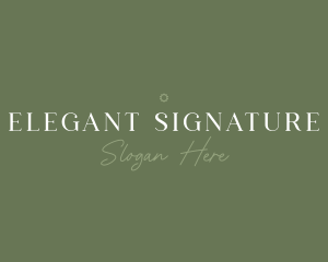 Stylish Elegant Boutique logo design