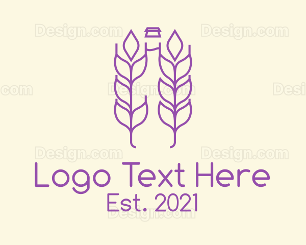 Purple Wheat Beer Logo
