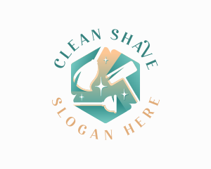 Housekeeping Cleaning Tools  logo design