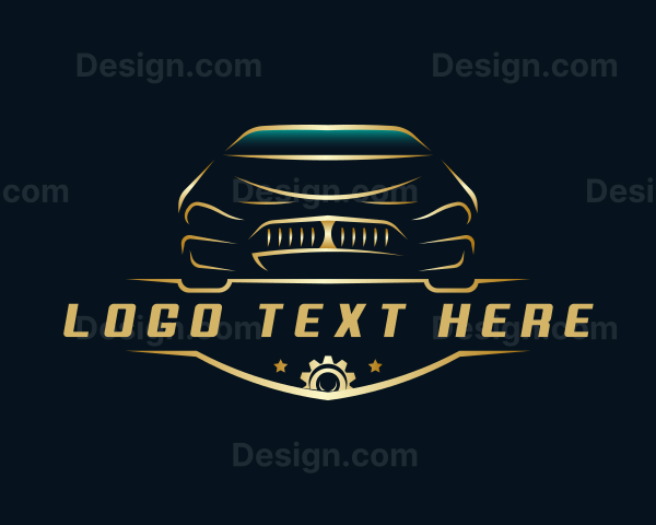 Luxury Car Mechanic Garage Logo