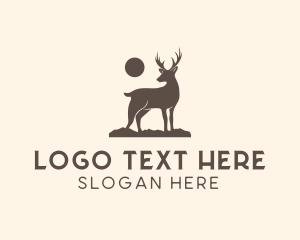 Wild Reindeer Stag logo