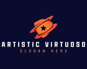 Star Shield Tech logo design