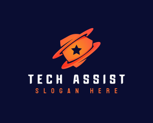 Star Shield Tech logo design