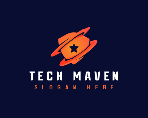 Star Shield Tech logo design