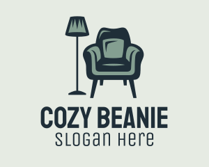 Green Lamp Armchair logo design