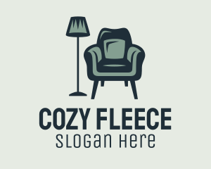 Green Lamp Armchair logo design