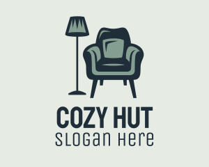 Green Lamp Armchair logo design