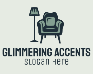 Green Lamp Armchair logo design