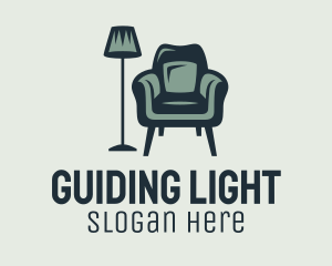 Green Lamp Armchair logo design